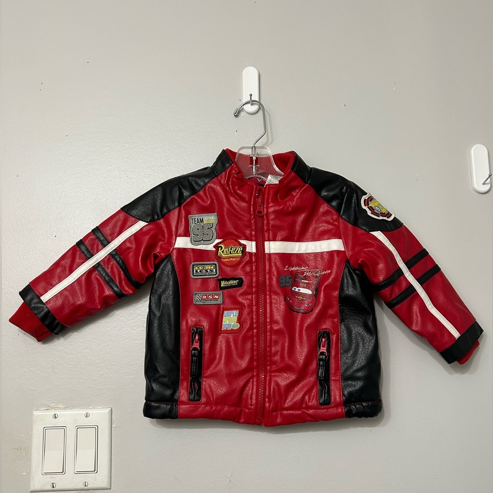 Lightening McQueen racing jacket. Size 18-24m